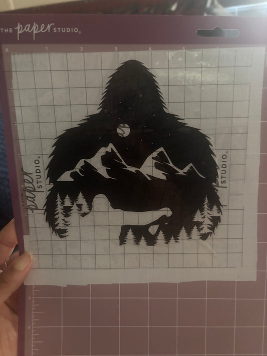 Big foot decal