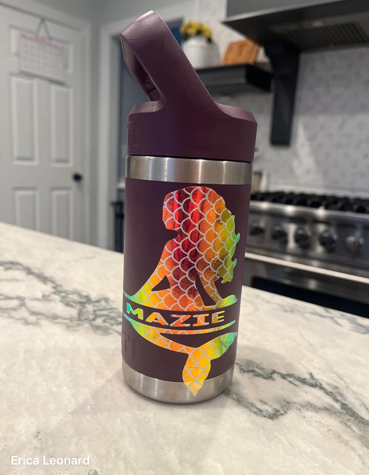 Mermaid personalized decal