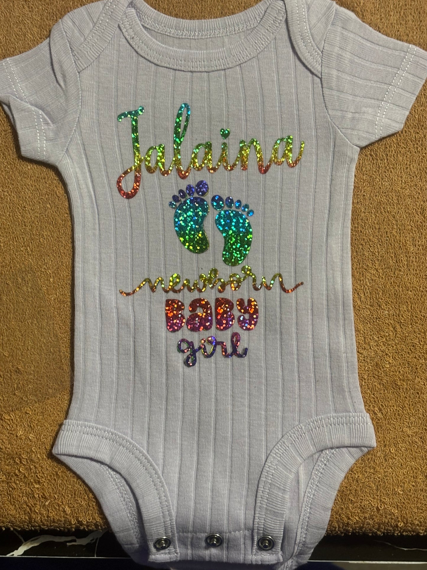New born custom onesies