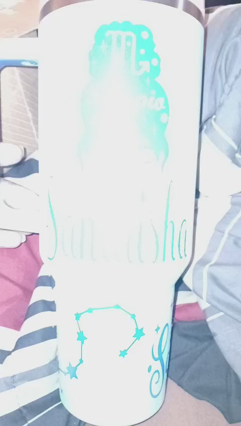 Scorpio season (fully customized 40oz tumbler)